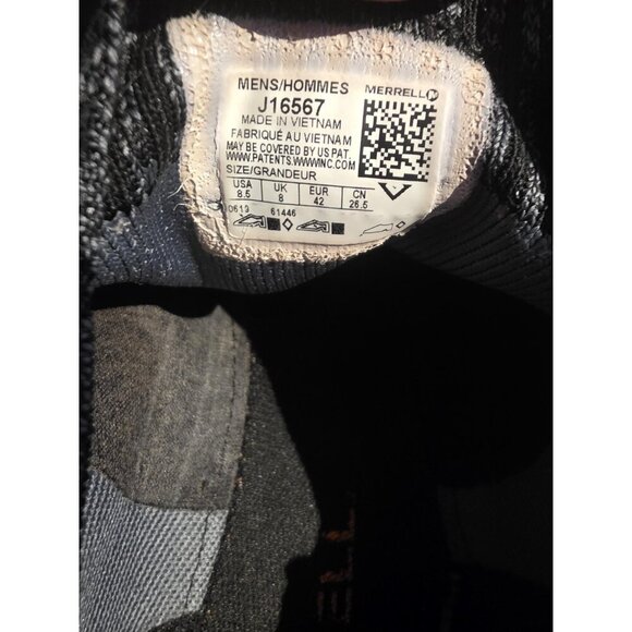 Merrell Vapor Glove 6 Gray Mens 8.5 Trail Run Jog Walk Shoe Minimalist Barefoot - Picture 9 of 9